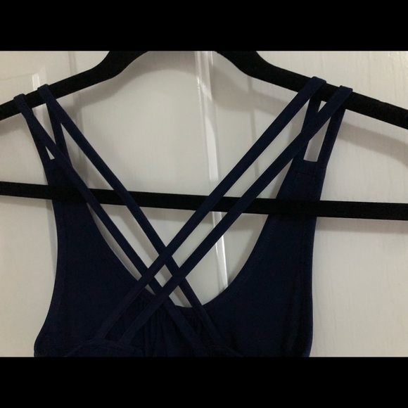 MICHAEL KORS TIE WAIST MAXI DRESS WITH STRAPPY BACK DETAIL - Picture 3 of 3